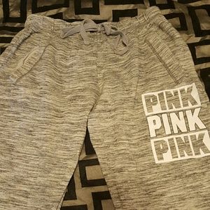 VS pink boyfriend fit sweatpants